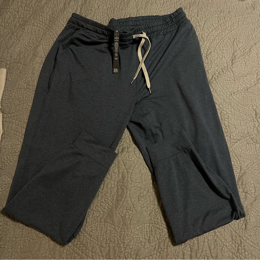 Light blue Vuori performance joggers
